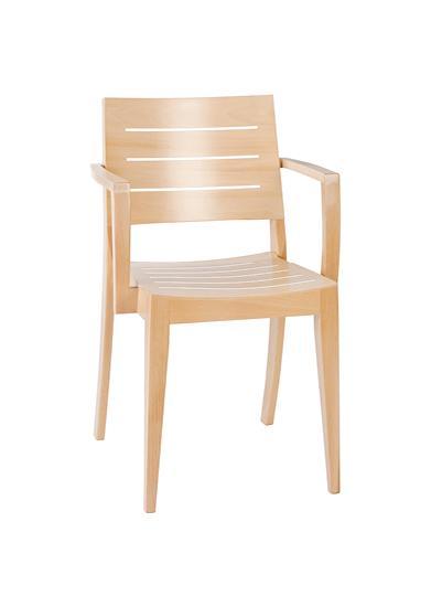 Krzesło drewniane bukowe emaliowane Paged ( B-9230 )