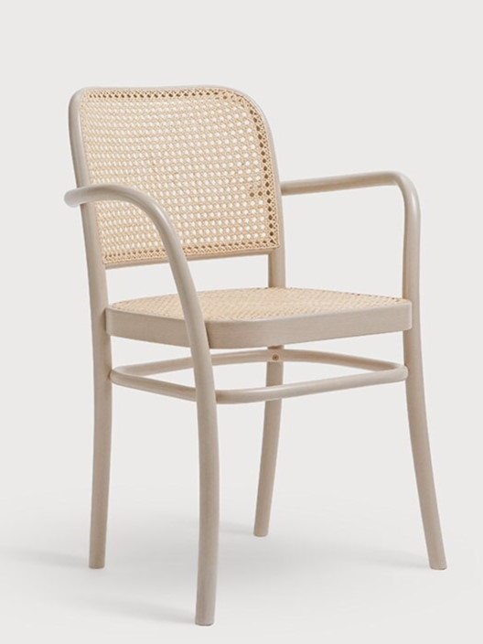 BENKO krzesło drewniane bukowe oparcie ręczny wyplot Paged ( B-8120 )