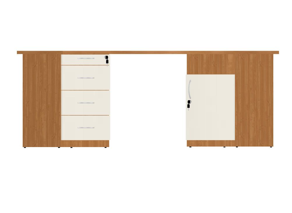 HEBE BP34/7 Biurko szafkowe prawe 200x70x74h