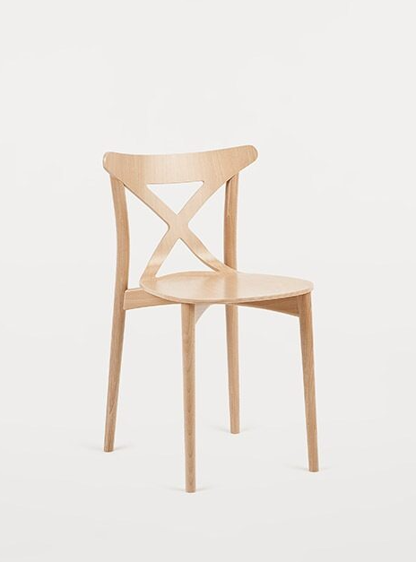 CORTE krzesło drewniane bukowe emaliowane Paged ( A-4313 )