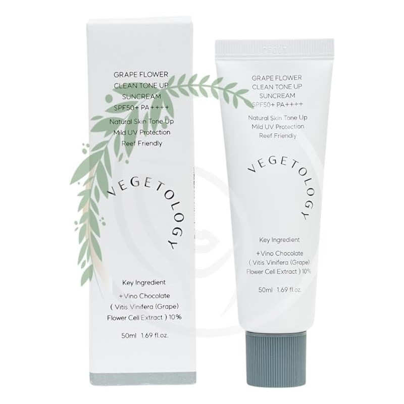 Vegetology Grape Flower Viniferine Clean Toneup Sunscream SPF50; 50ml.