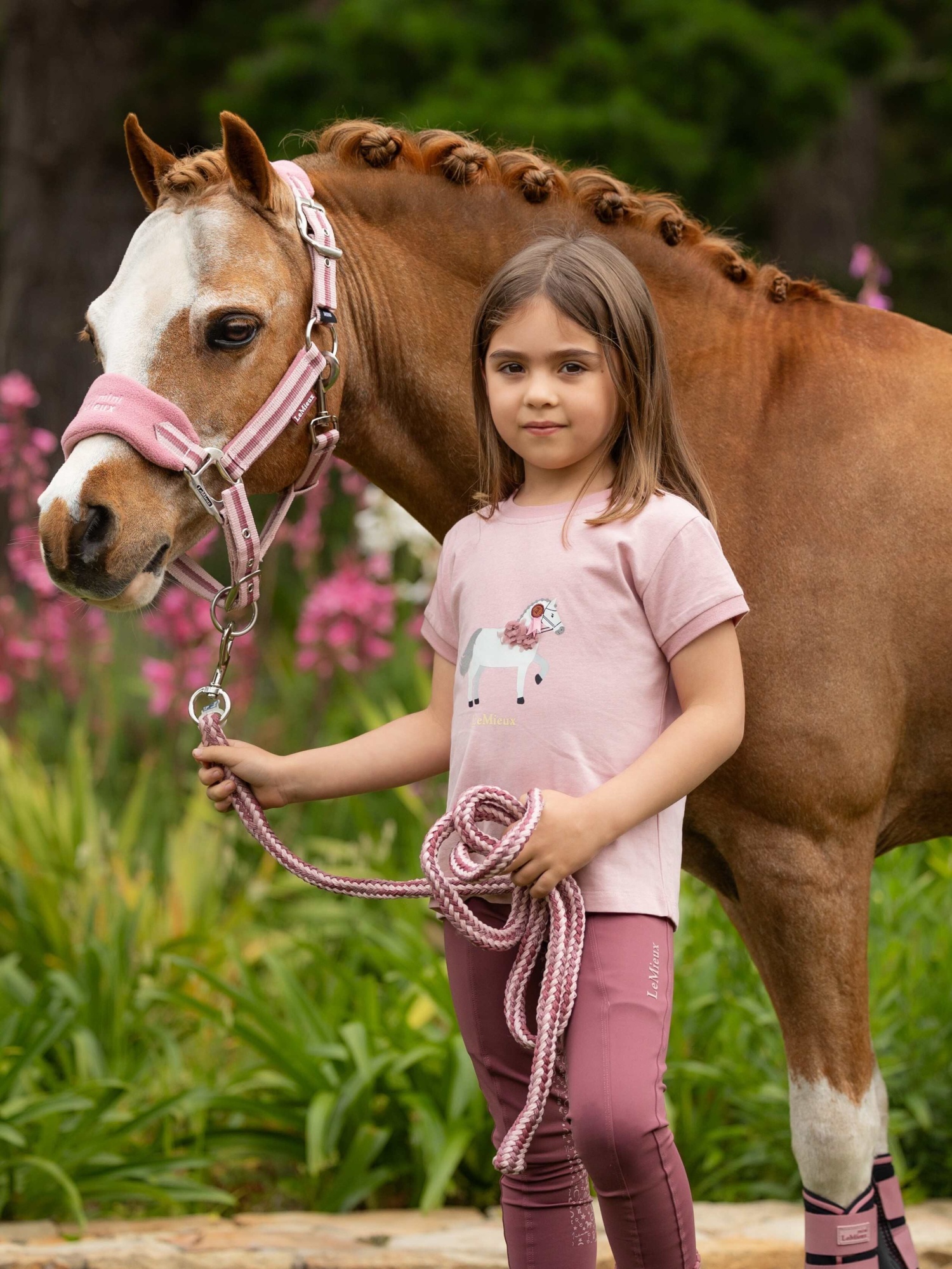 LeMieux LeMieux T-shirt dziecięcy Mini Alex Blossom 24h