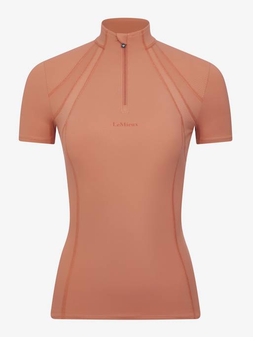 LeMieux LeMieux koszulka Mia Mesh Base Layer Apricot 24h