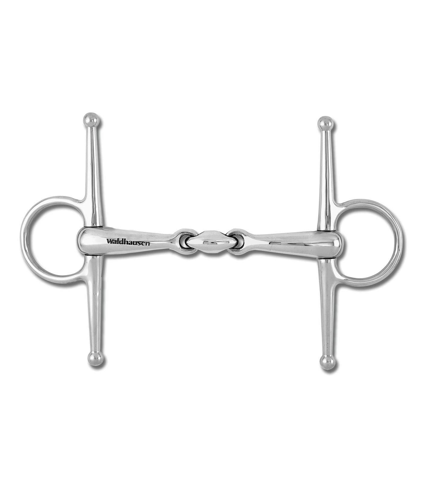 Waldhausen Waldhausen wędzidło z wąsami podwójnie łamane