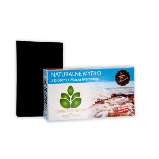 Powrót do natury - naturalne mydło z błotem z morza martwego, 100 g (data ważności: 30.04.2026)