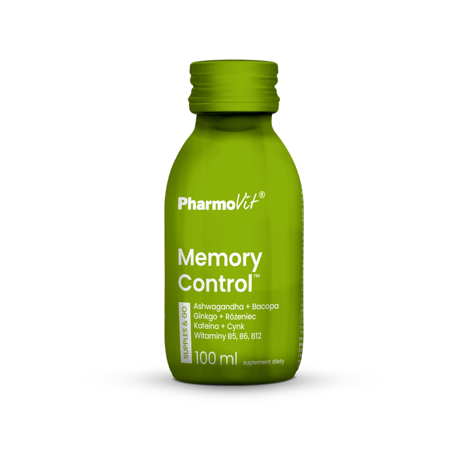 Pharmovit memory control, supples and go, 100 ml (data ważności: 27.03.2026)