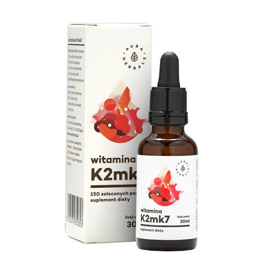 Aura herbals witamina k2mk7, 30 ml