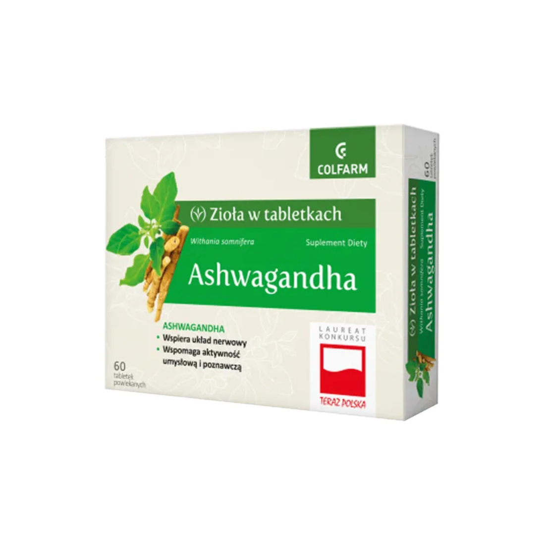 Ashwagandha, 60 tabletek