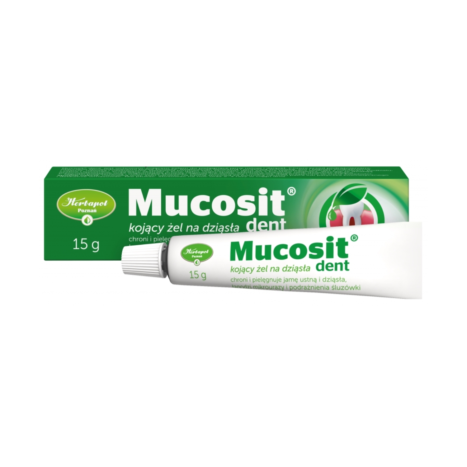 Mucosit dent, żel na dziąsła, 15 g
