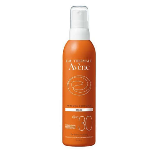 Avene słońce - spray dla skóry wrażliwej, spf 30, 200 ml