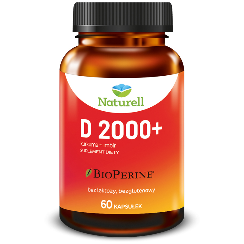 Naturell d 2000+, 60 kapsułek (data ważności: 01.02.2026)