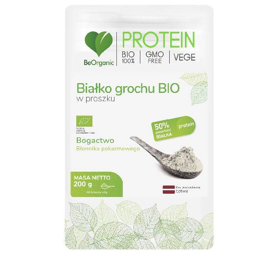 Beorganic białko grochu bio w proszku, 200 g