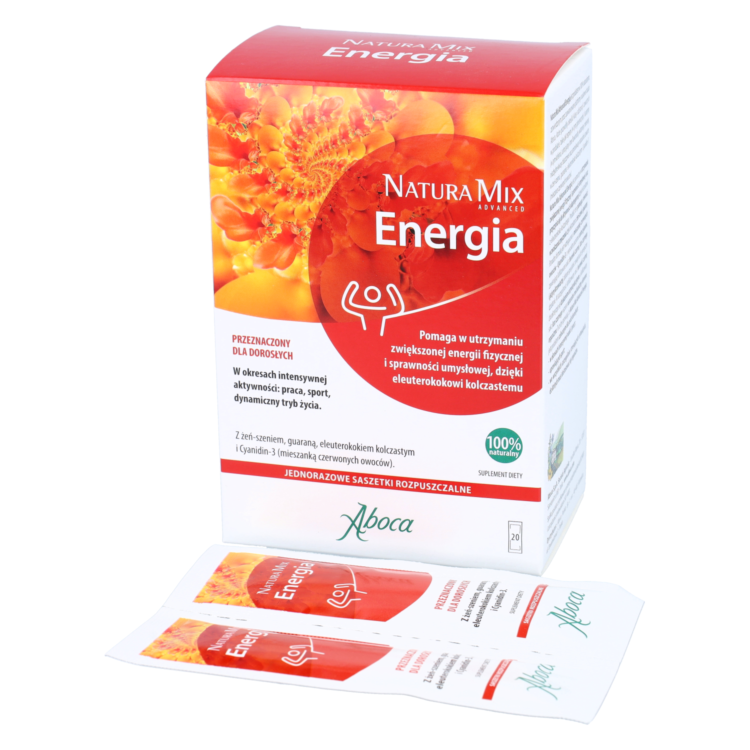 Natura mix energia, 2,5 g x 20 saszetek
