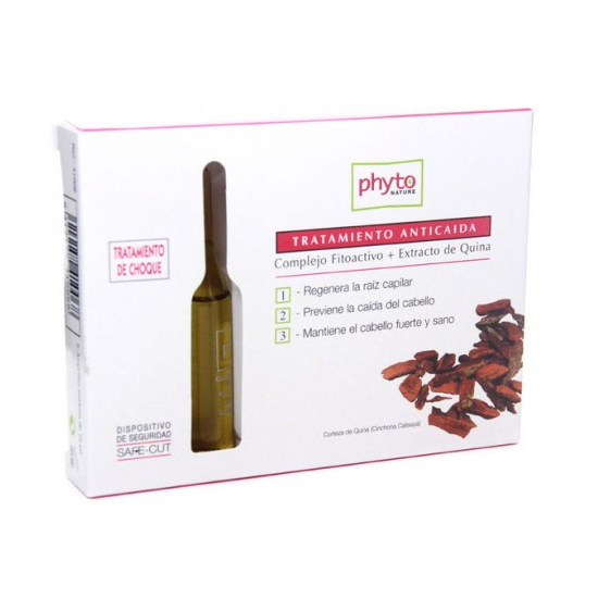 Phyto nature - ampułki przeciw wypadaniu włosów, 6 x 10 ml