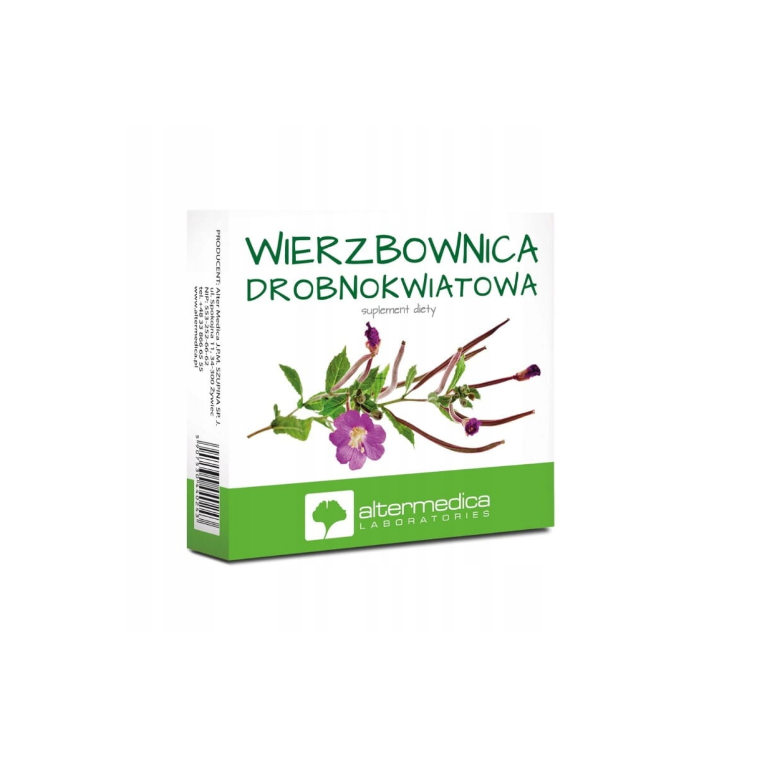 Alter medica - wierzbownica drobnokwiatowa, wsparcie prostaty i układu moczowego, 60 tabletek