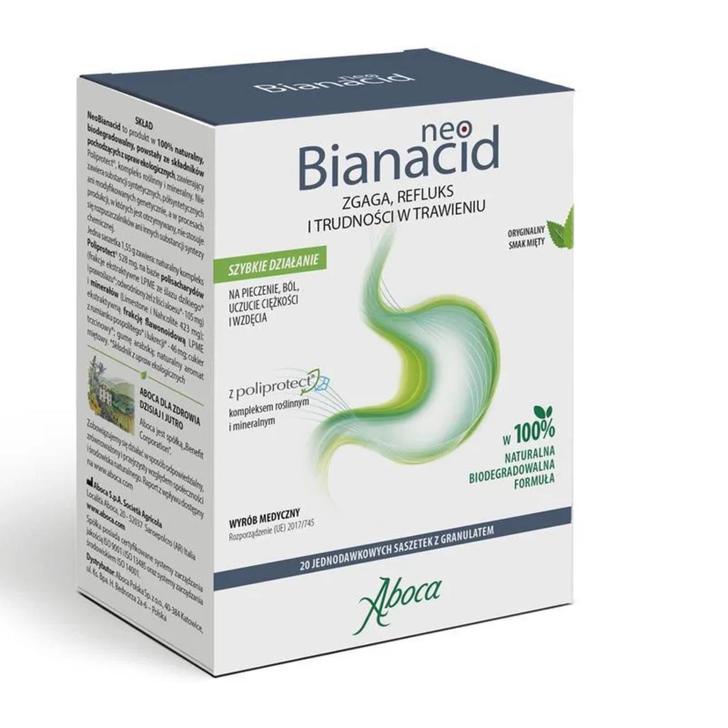 Neobianacid nadkwaśność i refluk,s 20 saszetek