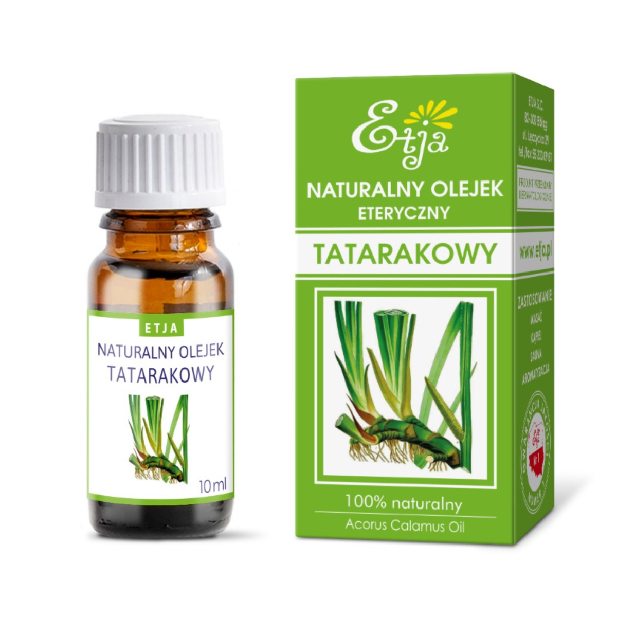 Etja - naturalny olejek eteryczny, tatarakowy, 10 ml