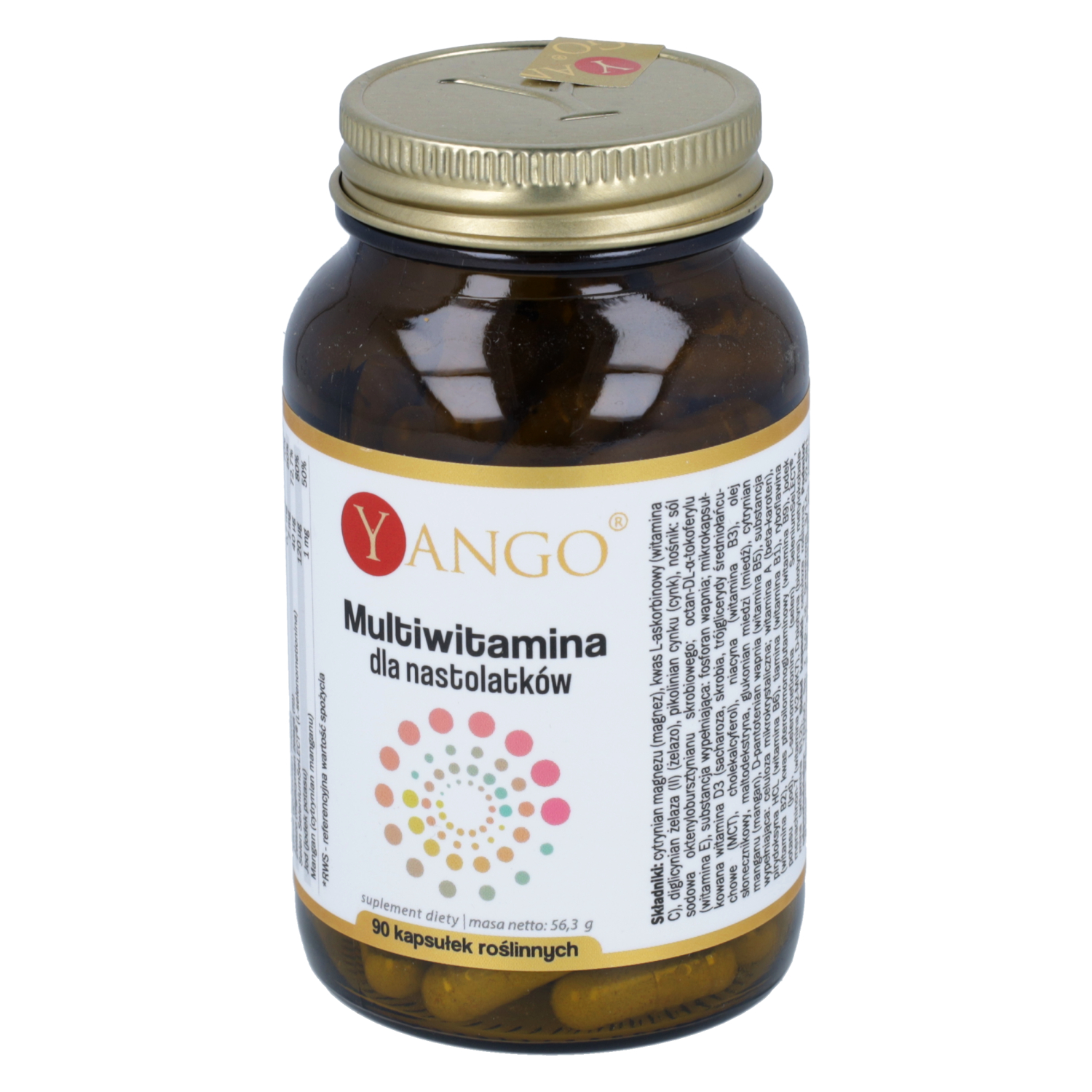 Yango multiwitamina dla nastolatków, 90 kapsułek