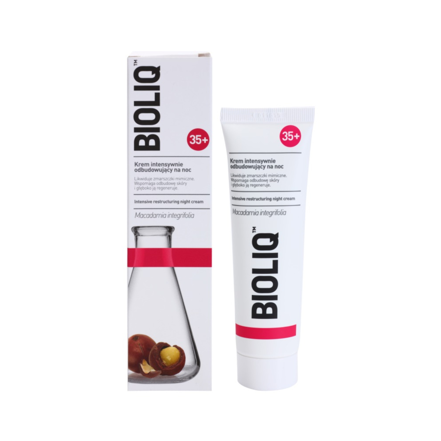 Bioliq 35+ - krem intensywnie odbudowujący na noc, 50 ml