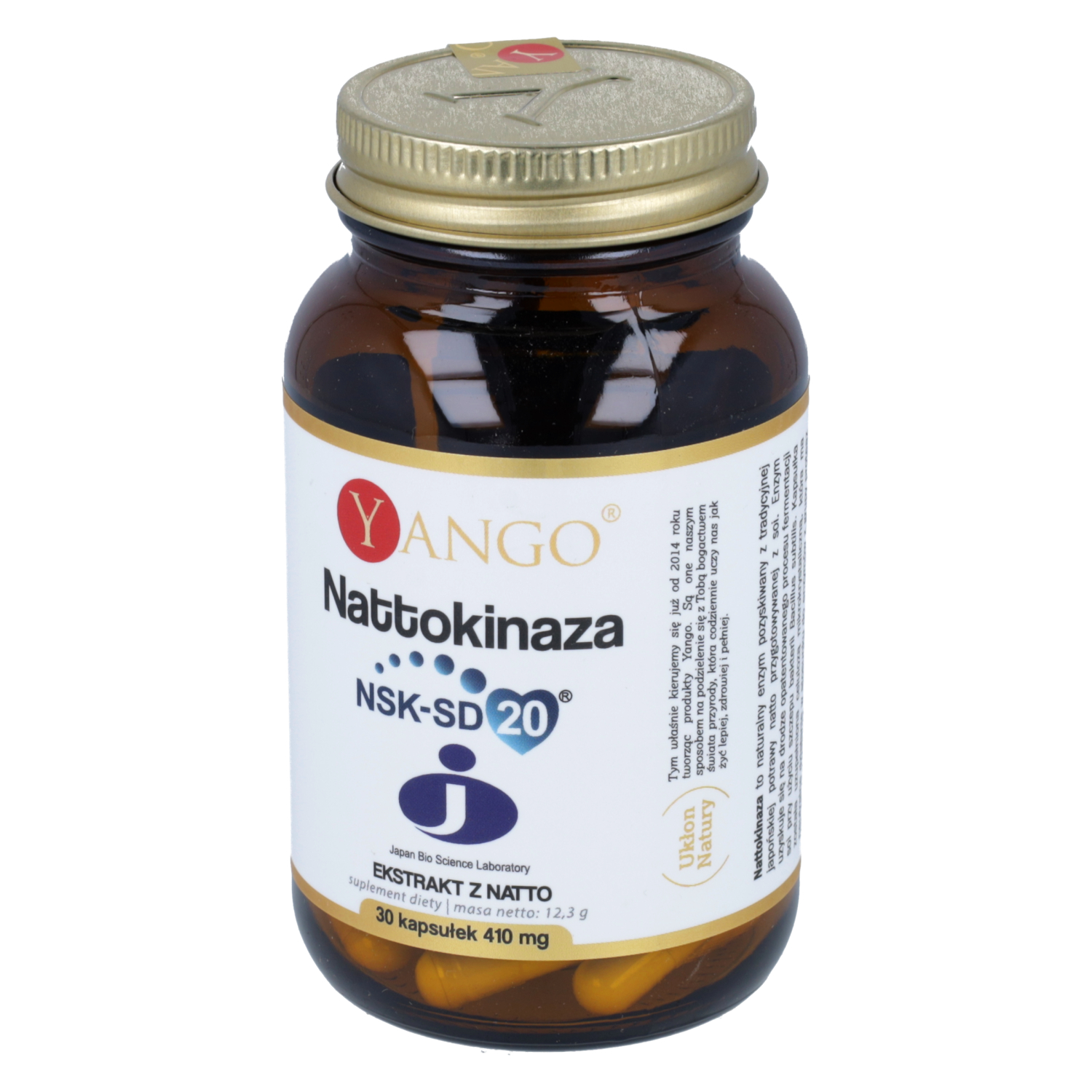 Yango nattokinaza, 30 kapsułek