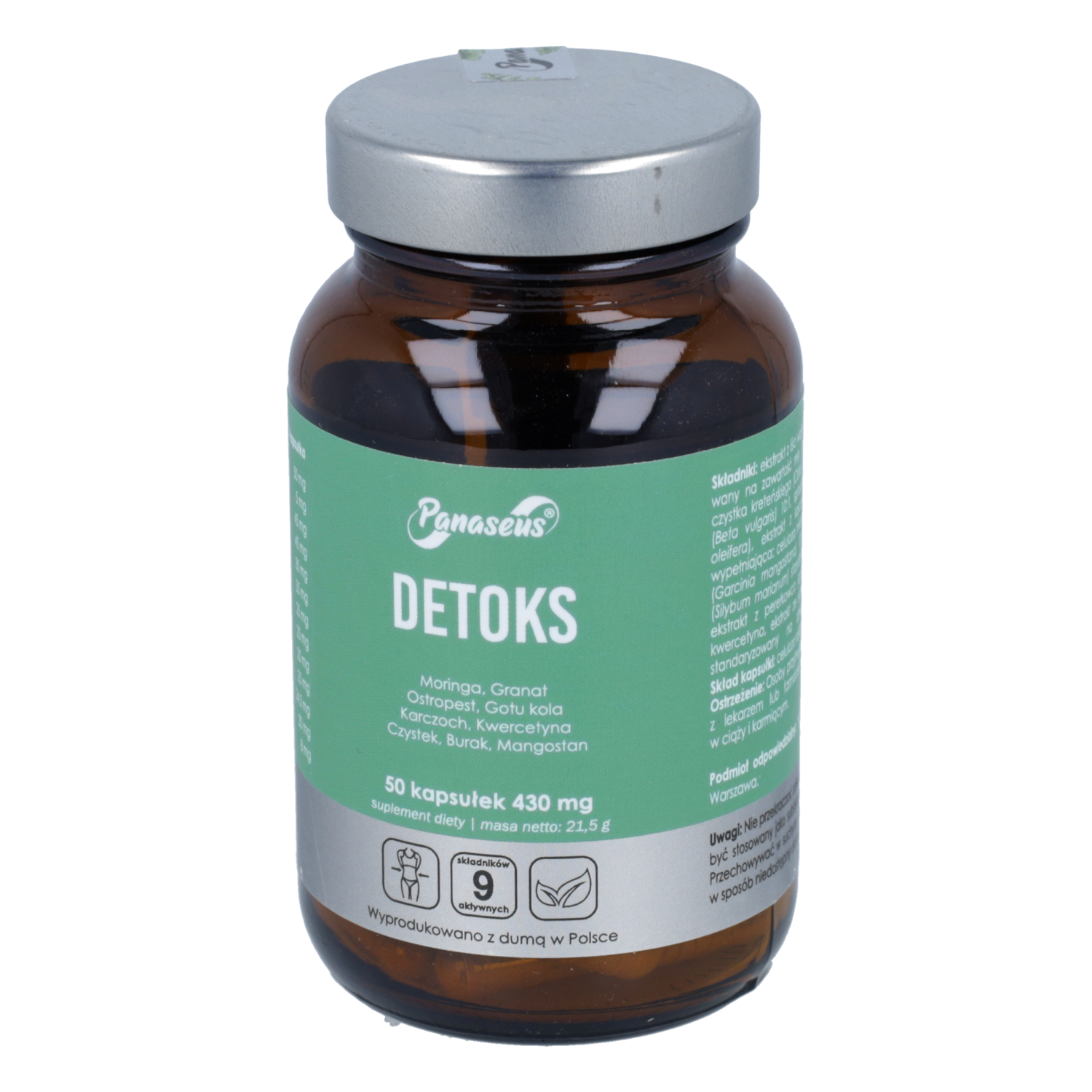 Panaseus detoks, 50 kapsułek