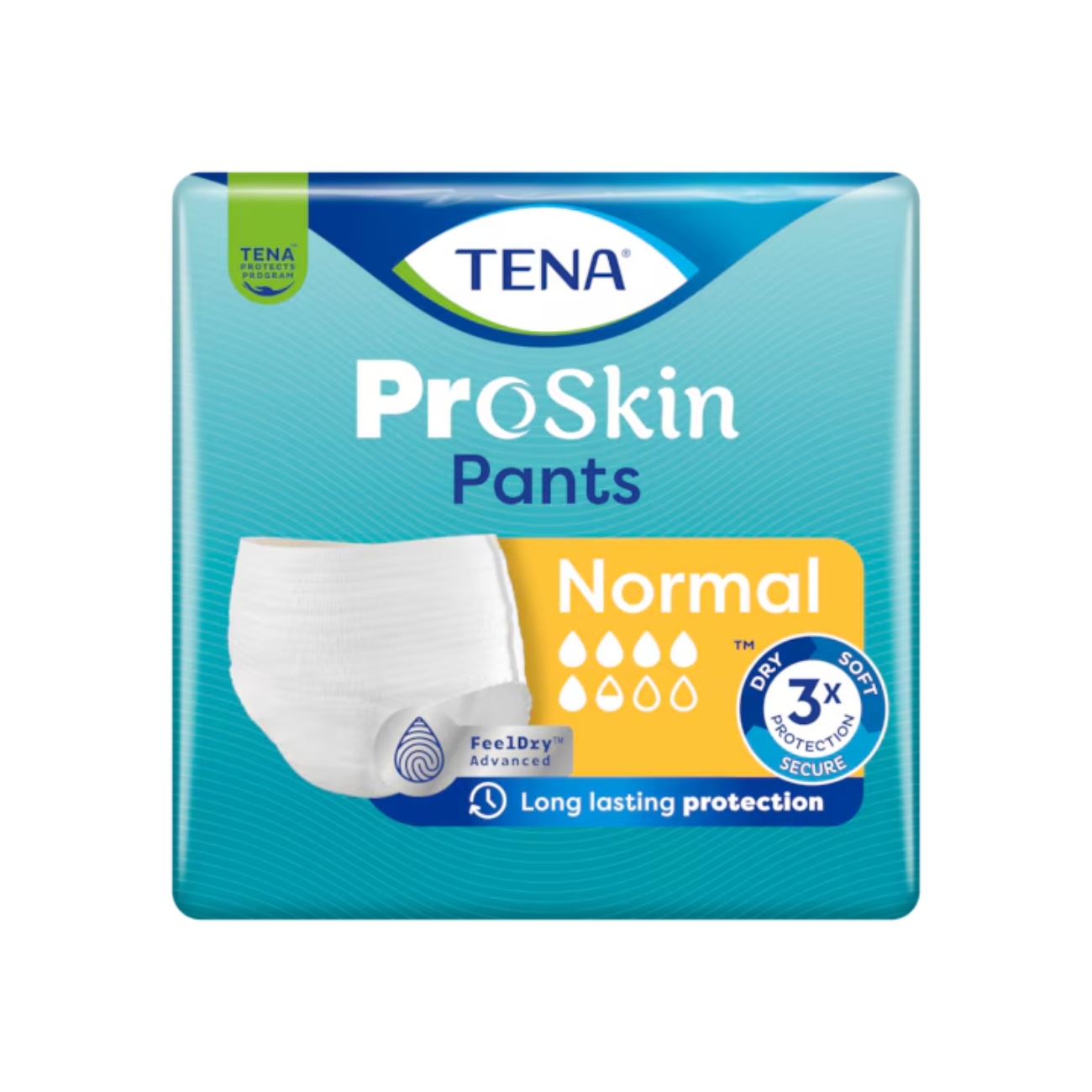 Tena pants proskin normal - majtki chłonne, rozmiar l, 10 sztuk
