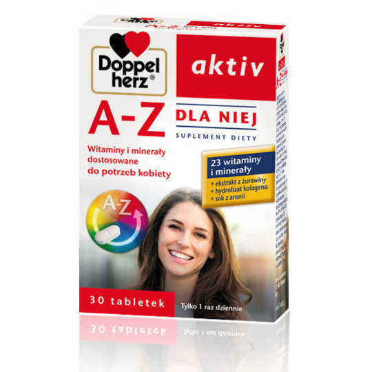 Doppelherz aktiv a-z dla niej - tabletki, 30 sztuk