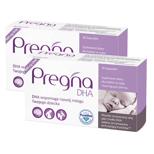 Zestaw: 2 x pregna dha, 30 kapsułek