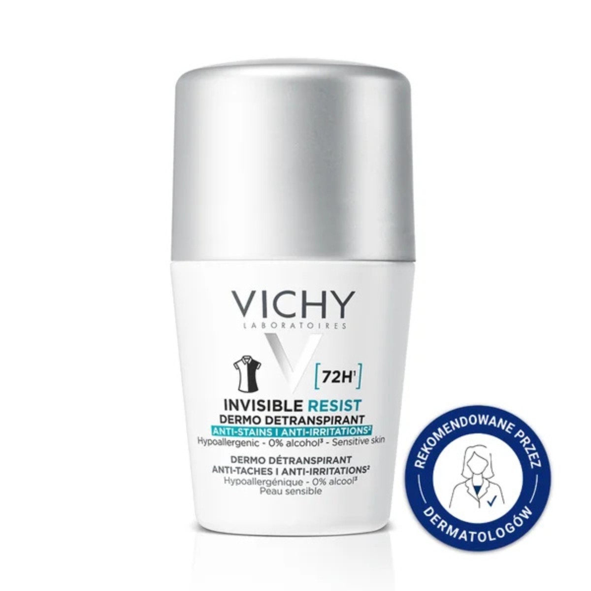Vichy deo invisible resist - antyperspirant w kulce, 50 ml
