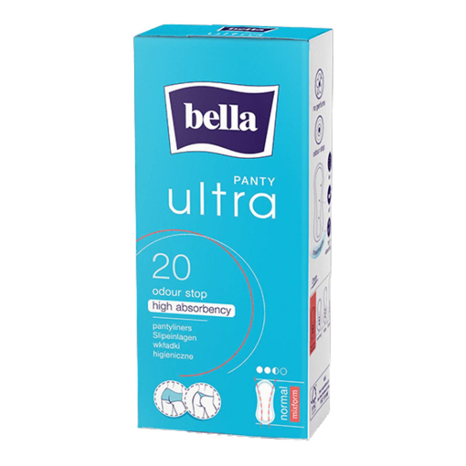 Bella panty ultra - wkładki higieniczne, normal, 20 sztuk