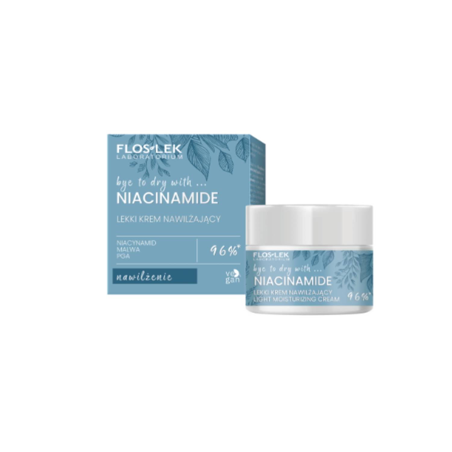 Floslek niacinamide - lekki krem nawilżający, 50 ml