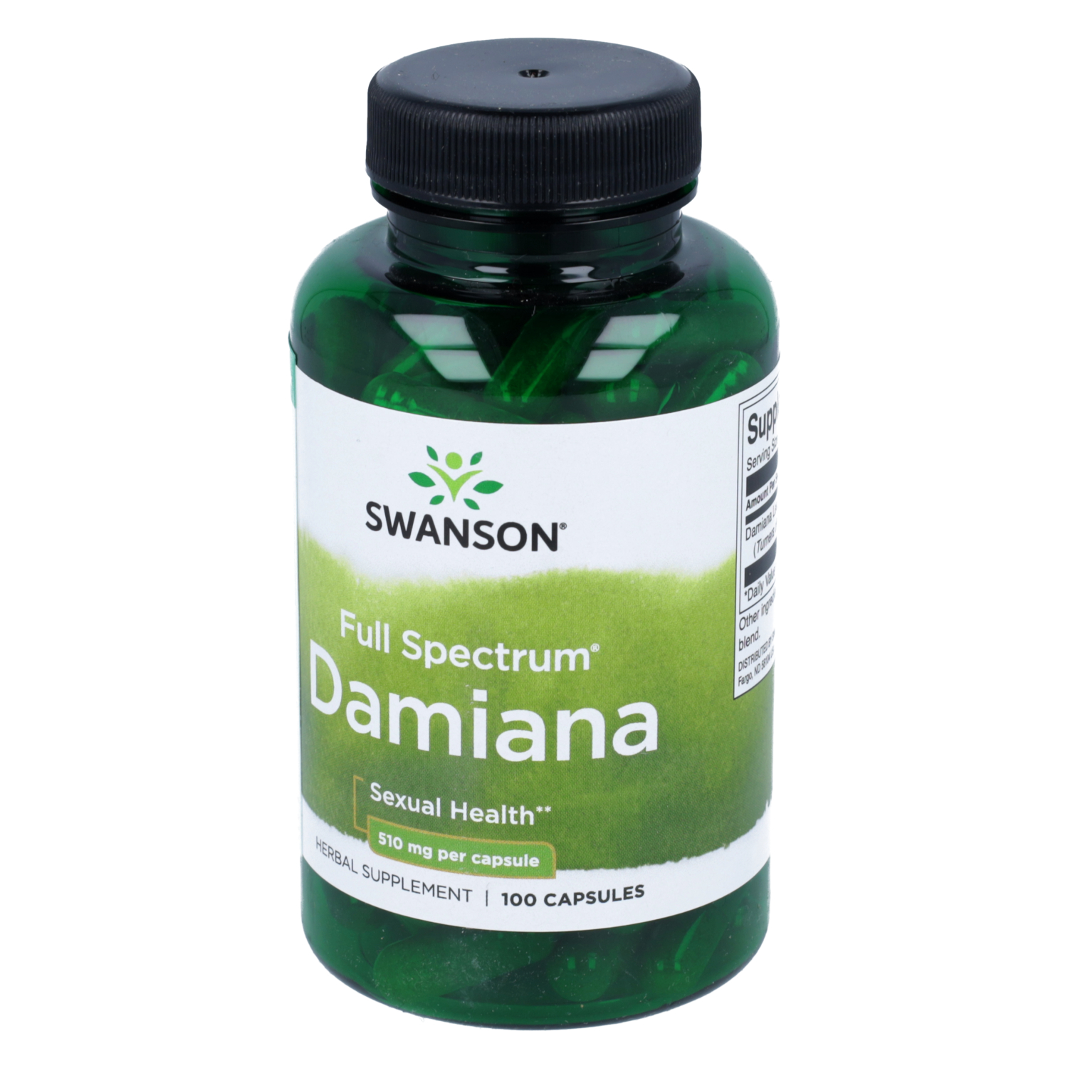 Swanson damiana, 100 kapsułek