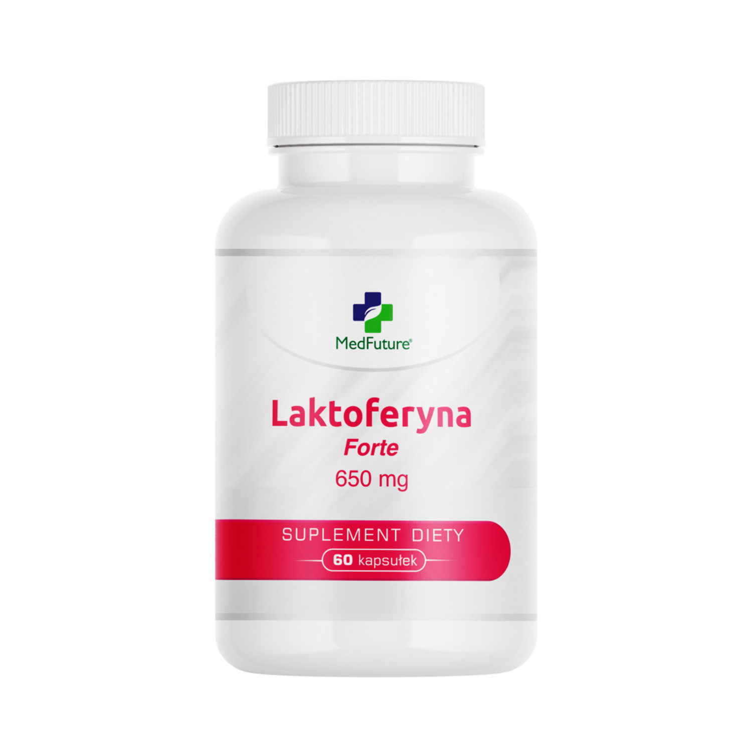 Medfuture laktoferyna forte 650 mg, 60 kapsułek