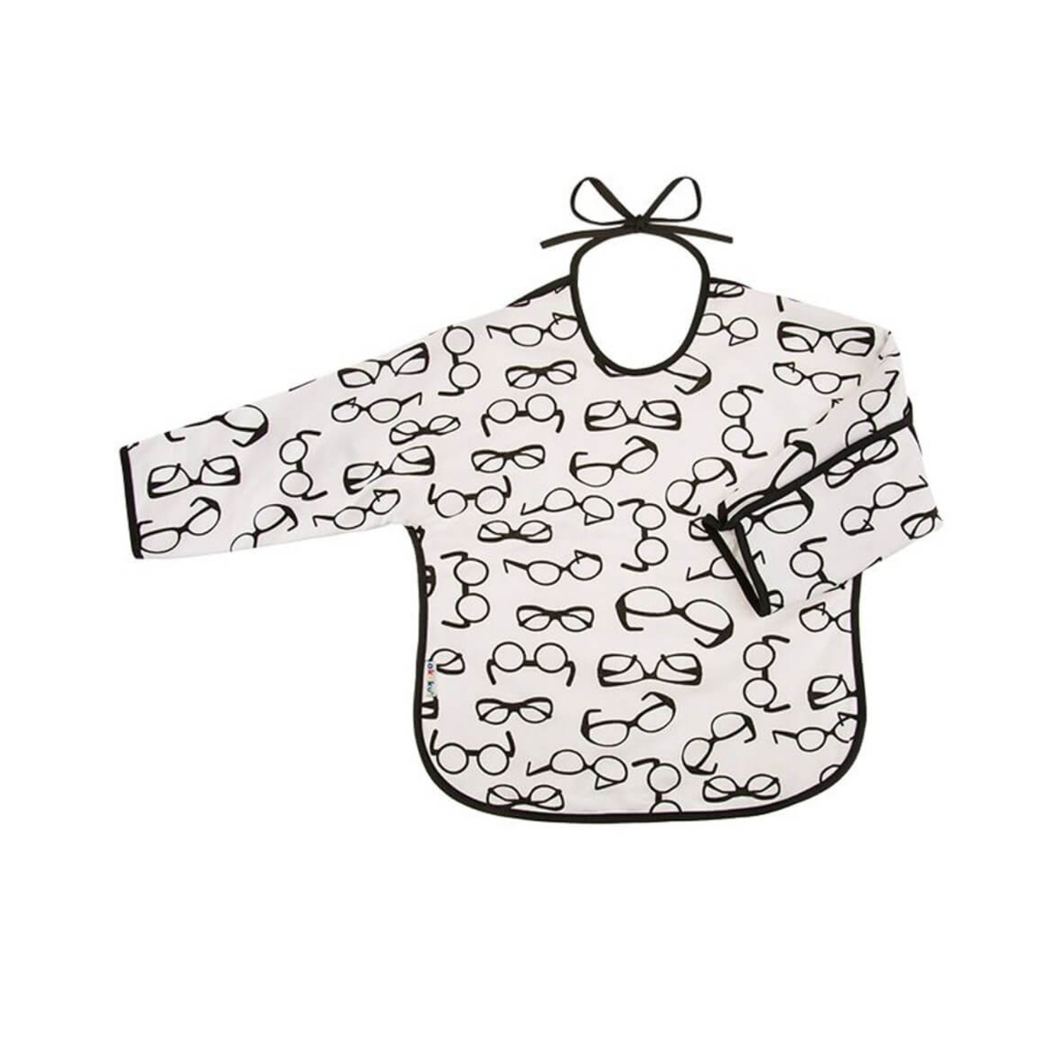 Akuku - śliniak z rękawkami, okulary, a1744, 1 sztuka