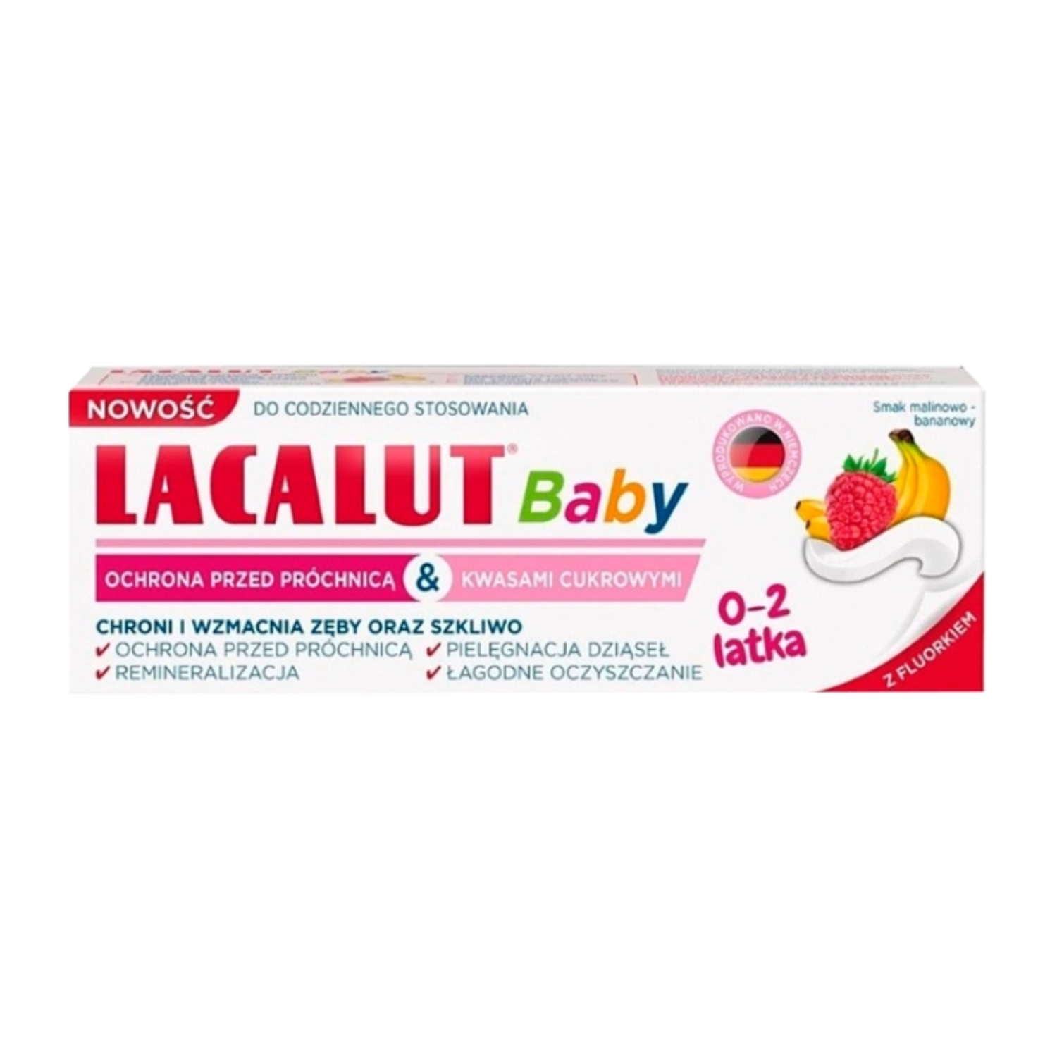 Lacalut baby - pasta do zębów 0-2 lat, 55 ml (data ważności: 31.01.2026)