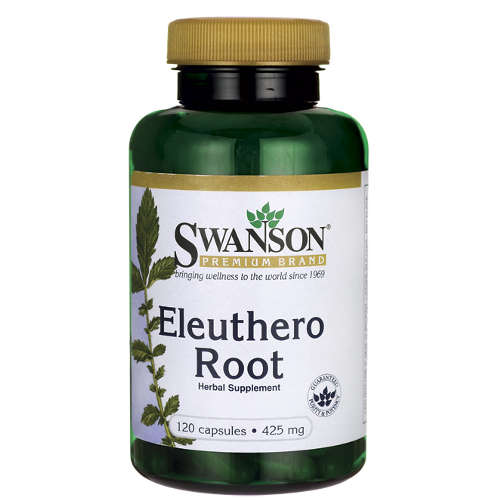 Swanson eleuthero root - żeń-szeń syberyjski 425 mg, 120 kapsułek