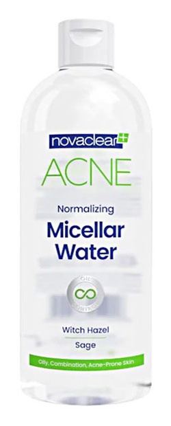 Novaclear acne - płyn micelarny normalizujący, 400 ml