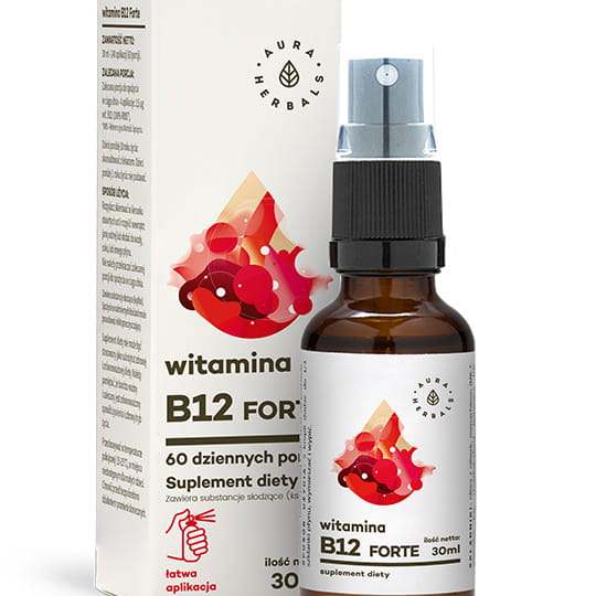 Aura herbals witamina b12 forte, 30 ml