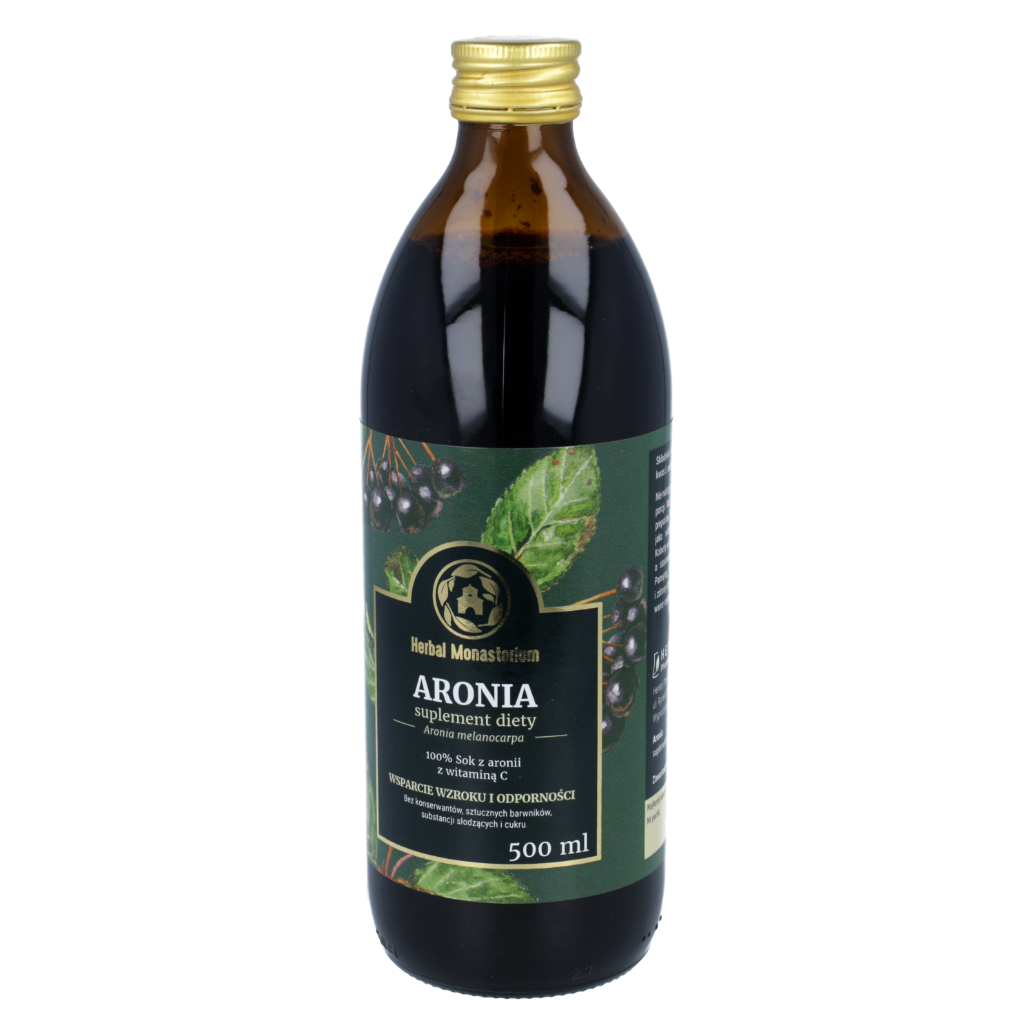 Herbal monasterium sok z aronii, 500 ml