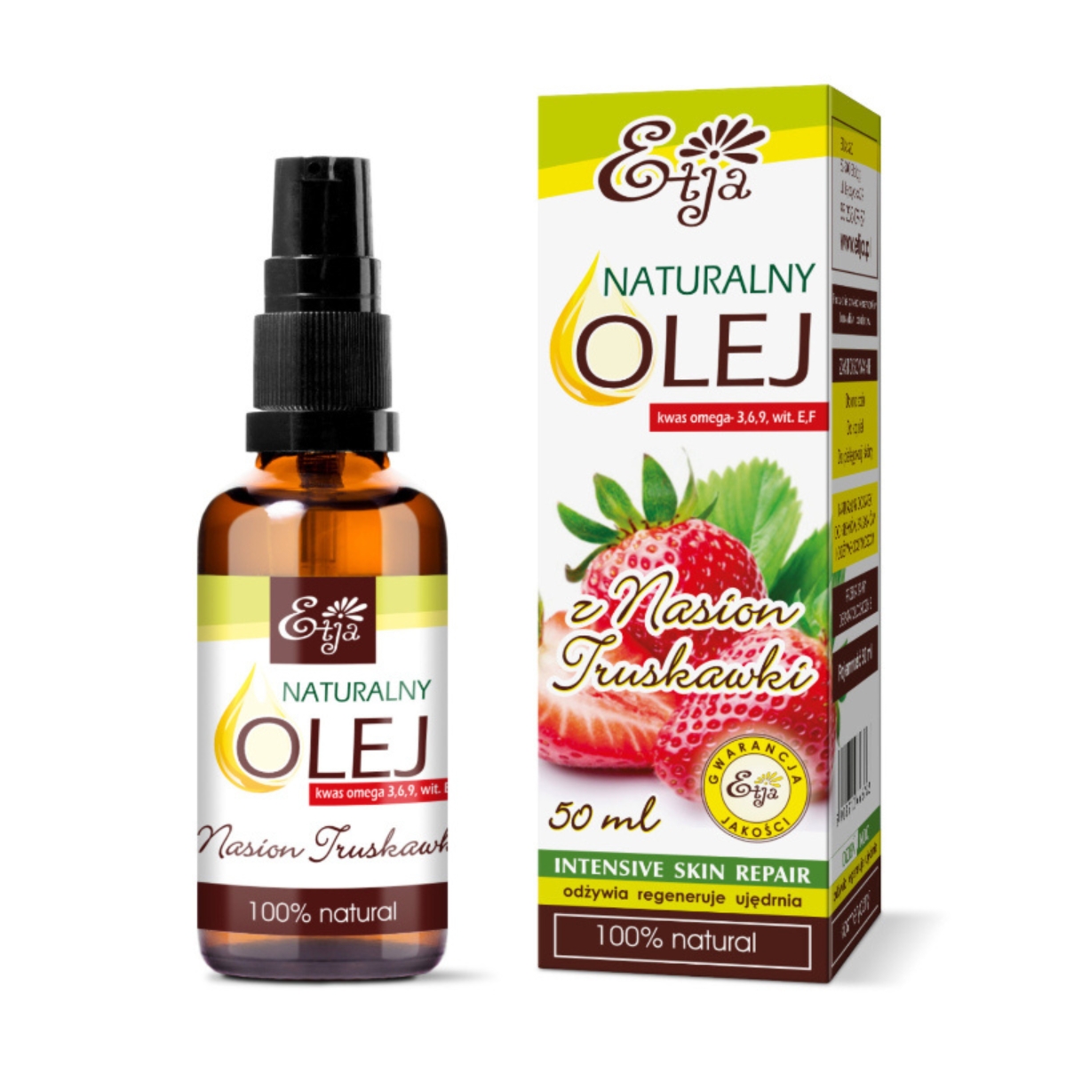 Etja - naturalny olejek z nasion truskawki, 50 ml