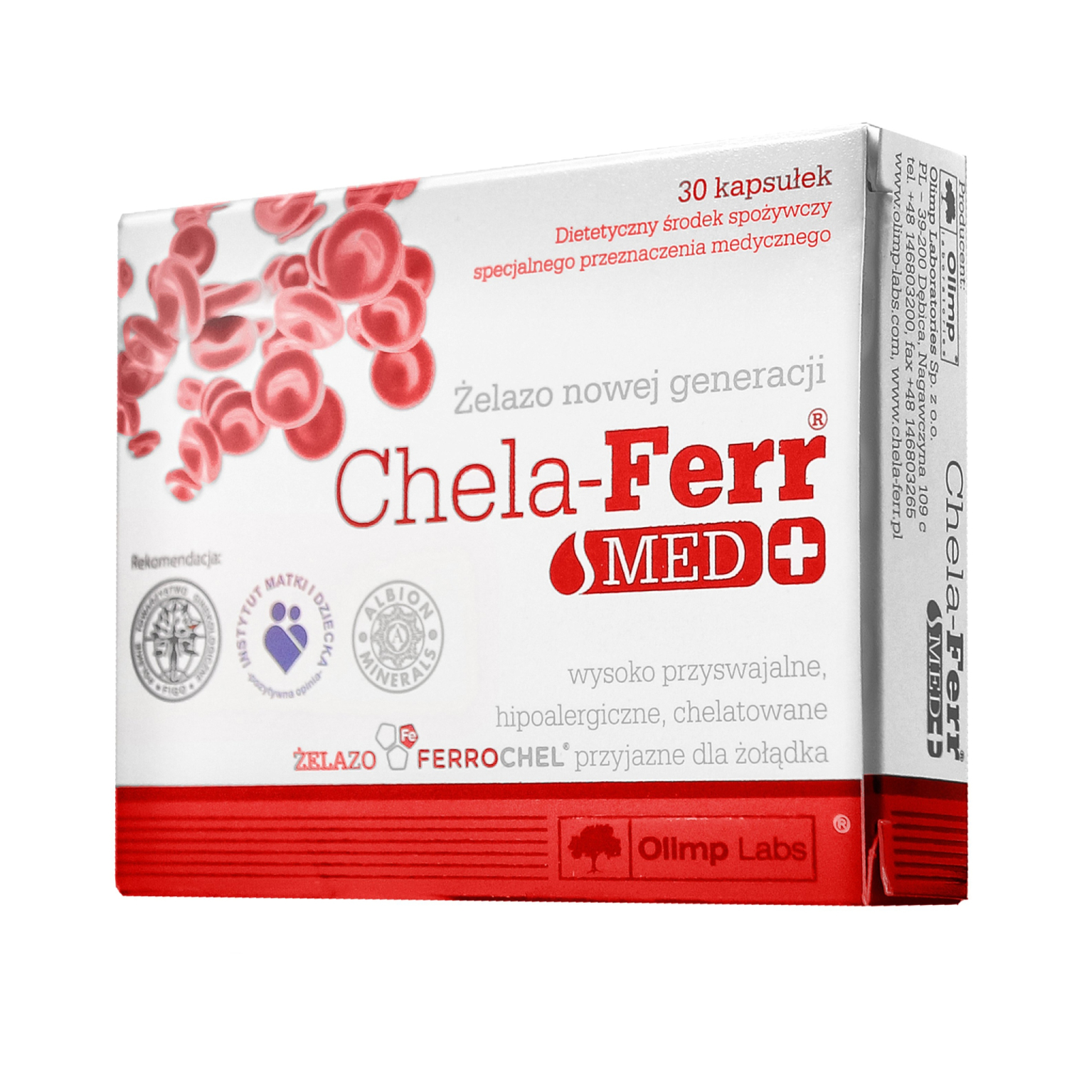 Olimp, chela-ferr med+, 30 kapsułek