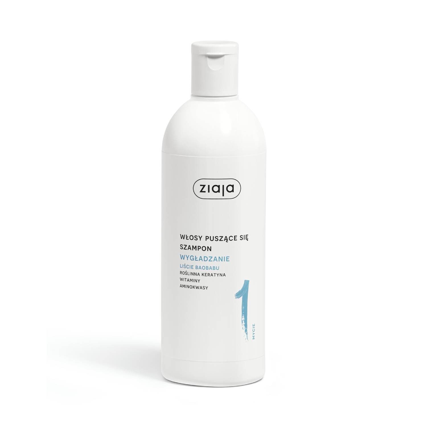 Ziaja wygładzanie - liście baobabu, szampon do włosów, 400 ml