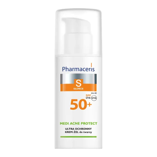 Pharmaceris s medi acne protect - krem ochronny, skóra trądzikowa, mieszana i tłusta, spf50+, 50 ml