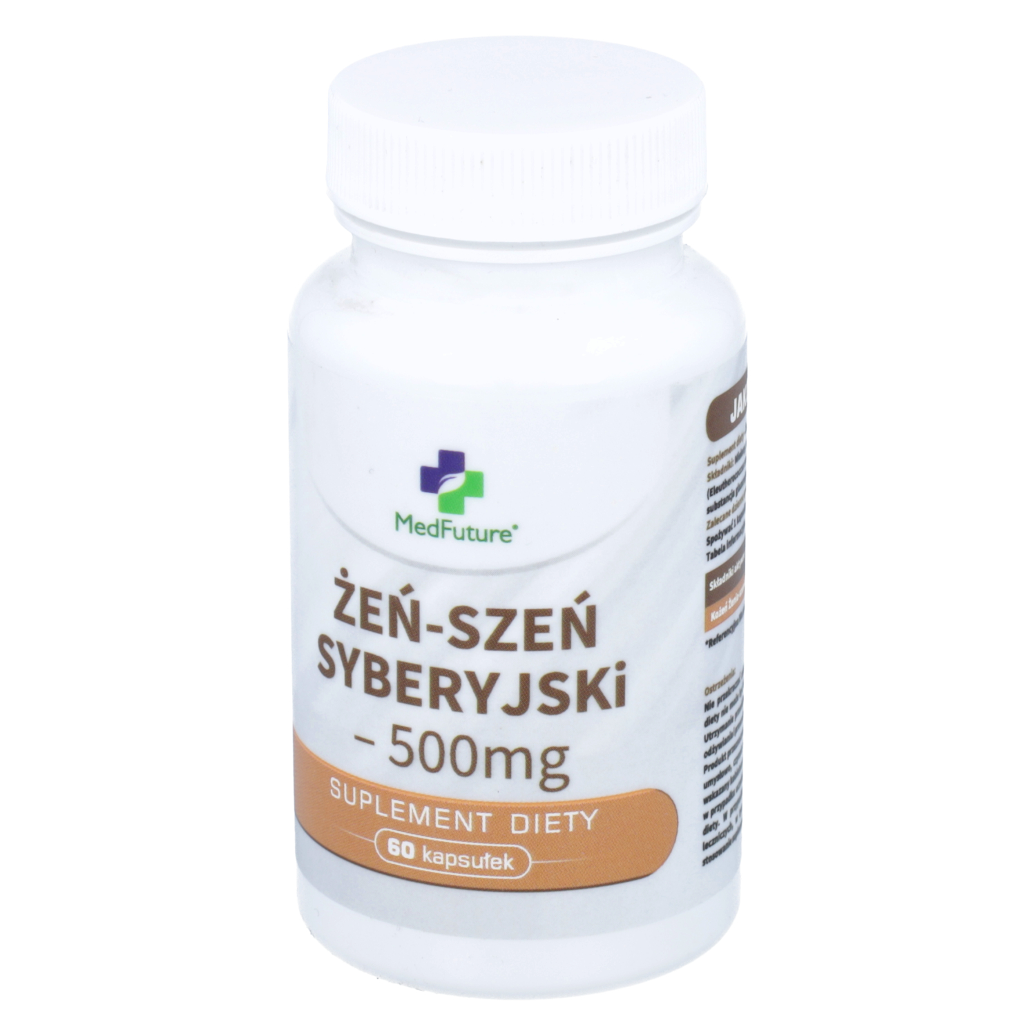 Medfuture żeń-szeń syberyjski 500 mg, 60 kapsułek