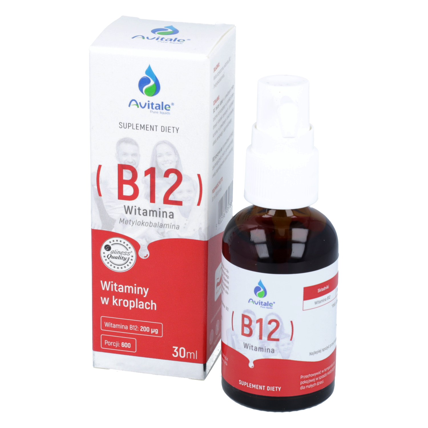 Avitale witamina b12, krople, 30 ml