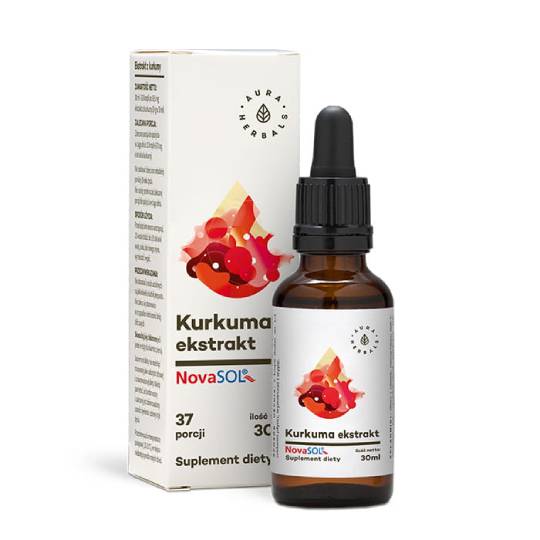 Aura herbals kurkuma ekstrakt novasol, 30 ml