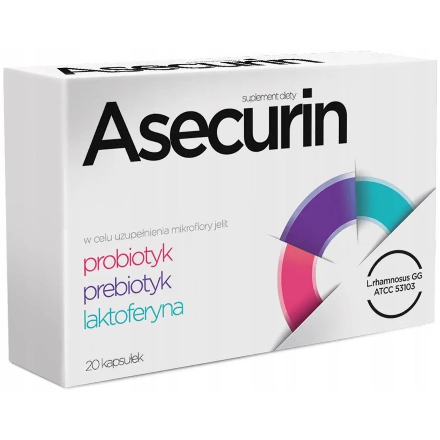 Asecurin, 20 kapsułek
