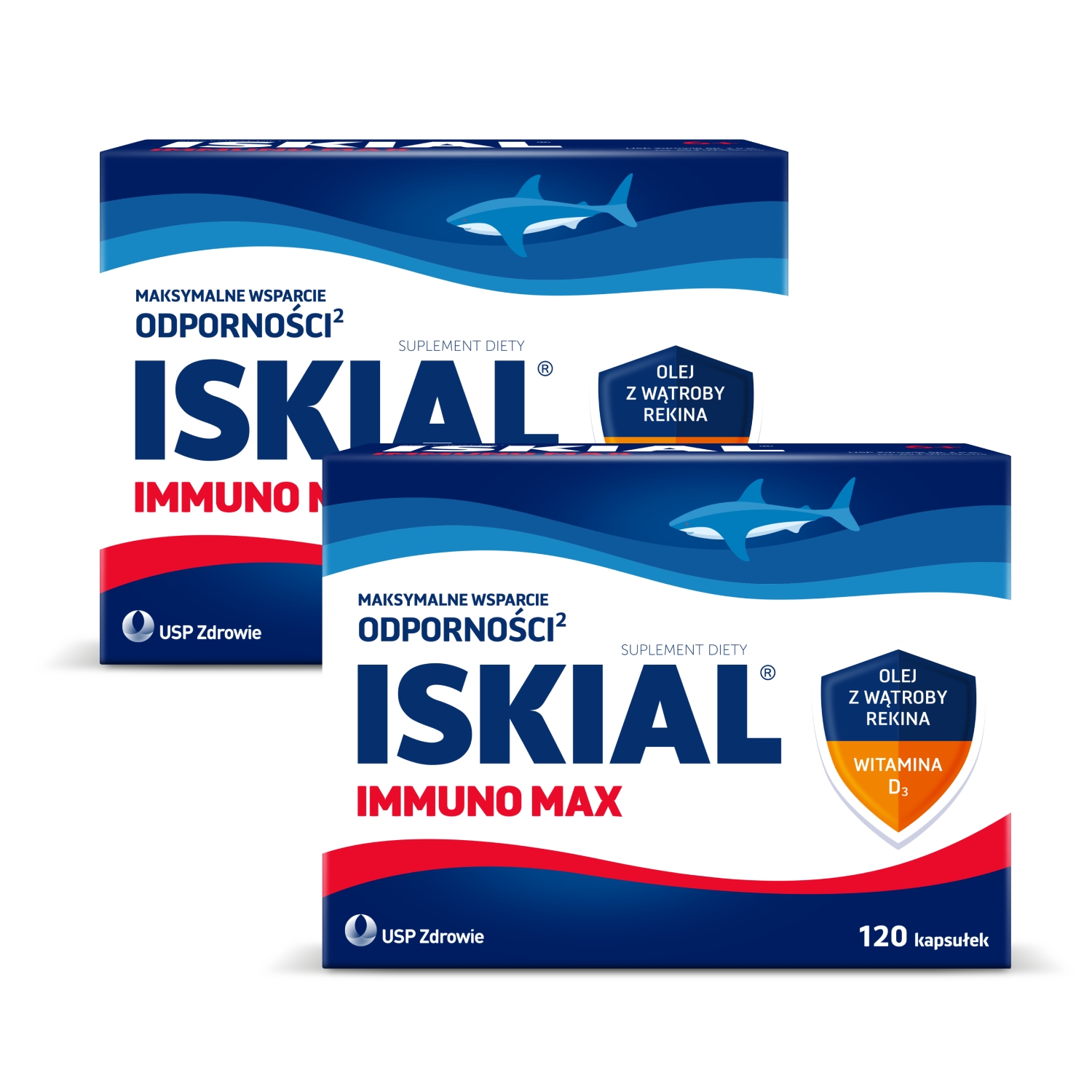 Zestaw: 2 x iskial max, 120 kapsułek