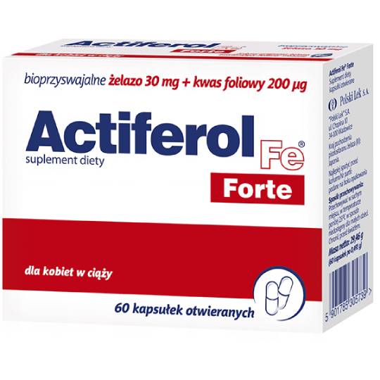 Actiferol fe forte, 60 kapsułek