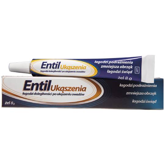 Entil ukąszenia - żel łagodzący po ukąszeniu owadów, 8 g